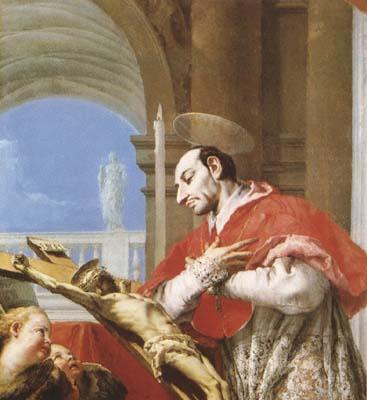 Giovanni Battista Tiepolo St Charles Borromeo (mk08) Germany oil painting art